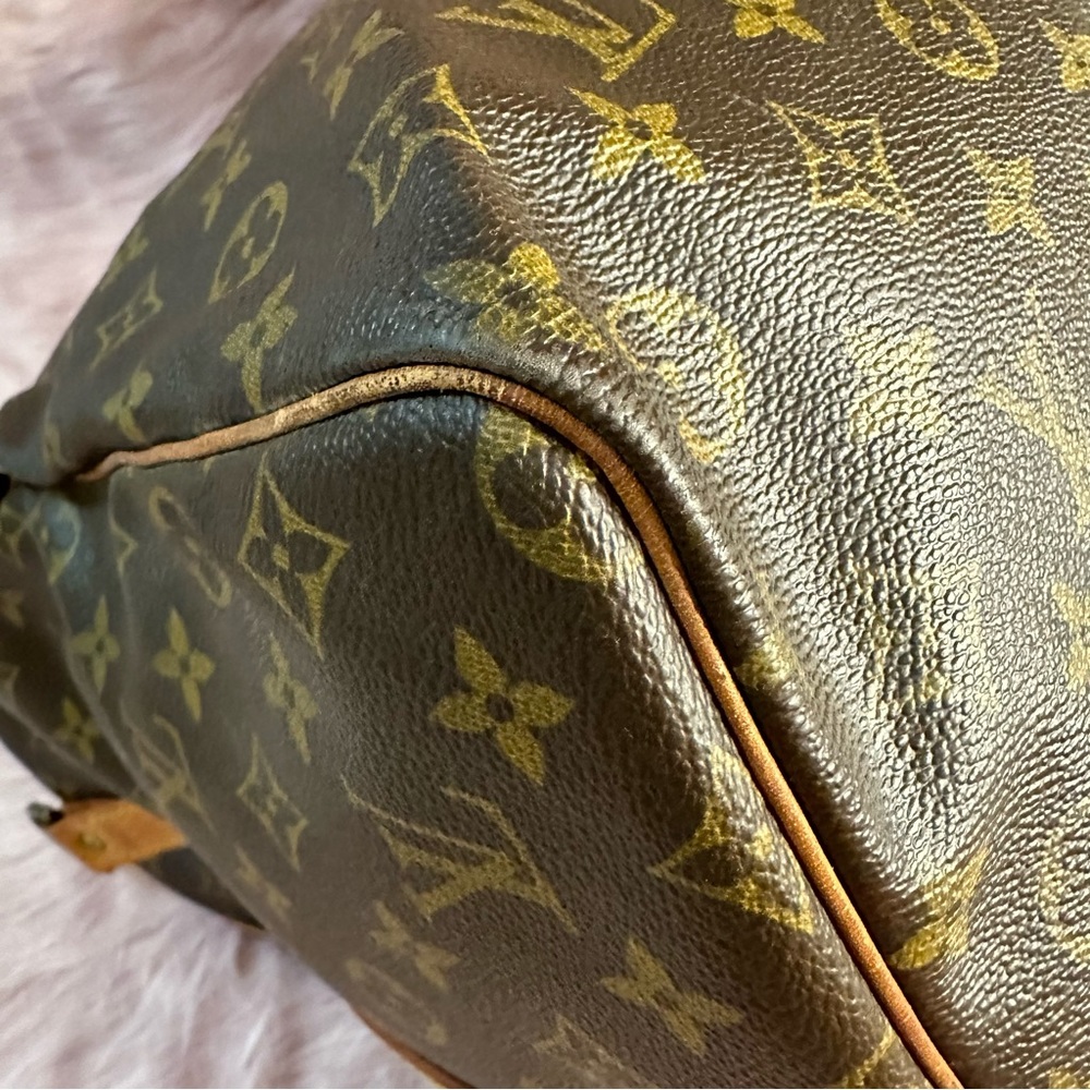 🟥 SOLD! Louis Vuitton Keepall 60 Bandouliere Monogram Duffle Bag Travel Luggage - Picture 13 of 17